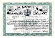 New London Marine Iron Works Company 1917 - Lighthouse Vignette