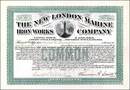 New London Marine Iron Works Company 1917 - Lighthouse Vignette