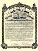 Newark Ohio Water Works Company 1885