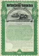 New York Central and Hudson River Railroad GOLD Bond 1898