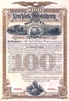 New York Southern Society 1899
