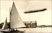 Early Zeppelin LZ 5 Photo Postcard