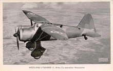 Westland Lysander ll - Army Co-operation Monoplane