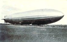 British Blimp at Royal Airship Works in Cardington