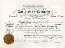 North Star Company 1905 - New York