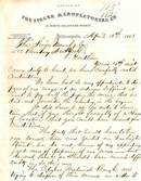 Office of The Singer Manufacturing Company Letter 1868