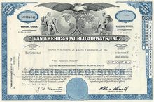 Pan American World Airways: Pan American World Airways circa 1970s - Lot of 10