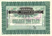 Parrott Silver and Copper Company 1907 - Montana
