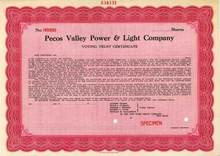 Pecos Valley Power & Light Company