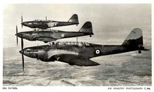 Photo Postcard WWII - On patrol near France