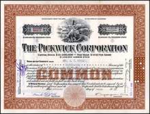Pickwick Corporation 1928 - California