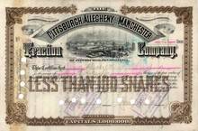 Pittsburgh, Allegheny and Manchester Traction Company 1892