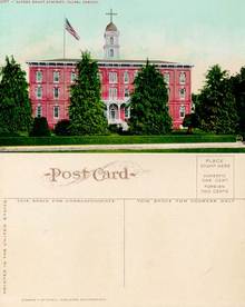 Postcard from the Sacred Heart Academy, Salem, Oregon