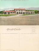 Postcard from the Southern Pacific Depot, Santa Barbara, California. Coast Line S.P.R.R.