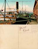 Postcard of Loading Wheat with an Automatic Conveyor, Portland, Oregon