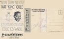 Jules Podell's Copacabana card signed by Nat King Cole