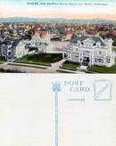 Postcard with a Bird's-Eye View of the Residence Section Capitol Hill Seattle, Washington