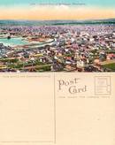 Postcard with a General view of Bellingham, Washington 1915