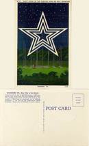 Postcard with a Night Scene of the Electric Star on Mill Mountain, Roanoke, Va