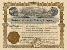 Redman Extension Mining Company - Arizona 1908