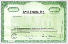 RMS Titanic, Inc. - Specimen