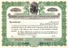 Security Manufacturing and Contracting Company - Burlington, Wisconsin