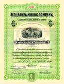 Seguranza Mining Company 1910 (San Luis Potosi)
