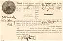 Shipping Receipt for the Schooner