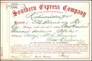 Southern Express Company 1861 - $100,000 Confederate Cash Transfer from CSA Treasurer