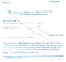 Standard Chartered Bank - 1983 UK