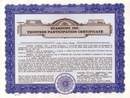 Stardust Hotel of Las Vegas, Nevada -Trustees Participation Certificate 1958