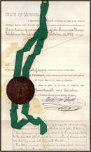 Emmner Union Telephone Company - Missouri 1887