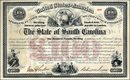 State of South Carolina 1871 signed by Governor - Reconstruction Bond