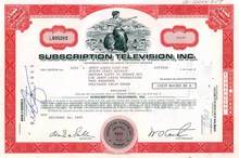 Subscription Television Issued to and signed by Jerry Lewis RARE