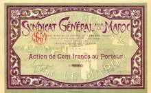 Syndicat General Pour Le Maroc -1920 (General Union For Morocco)