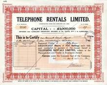 Telephone Rentals Limited 1947