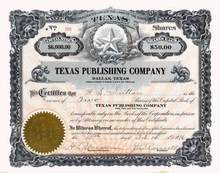 Texas Publishing Company 1916 - Dallas, Texas