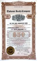 Thekemer Realty Company ( Old Bicycles in Vignette ) 1906 - New York