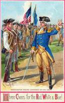 Three Cheers for the Red, White & Blue Postcard