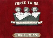 Three Twins Cigar Label