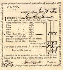 Treasury Office 1790