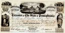 Treasurer of the State of Pennsylvania 1850's