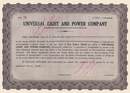 Universal Light and Power Company - Made out to E.H. Rollins and Sons