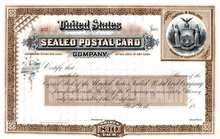 United States Sealed Postal Card Company - New York 18XX