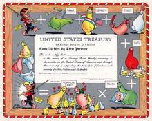 U.S. Treasury Bond Certificate 1949 - Al Capp