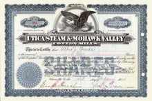 Utica Steam and Mohawk Valley Cotton Mills 1904
