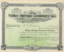Valley Springs Creamery Company 1896
