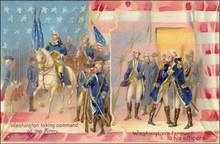 Washington Farewell to his Officers Post Card 1910