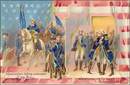 Washington Farewell to his Officers Post Card 1910