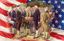 Washington Inauguration Postcard